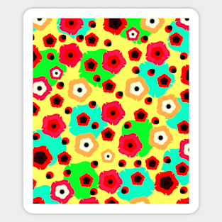 Floral party Sticker